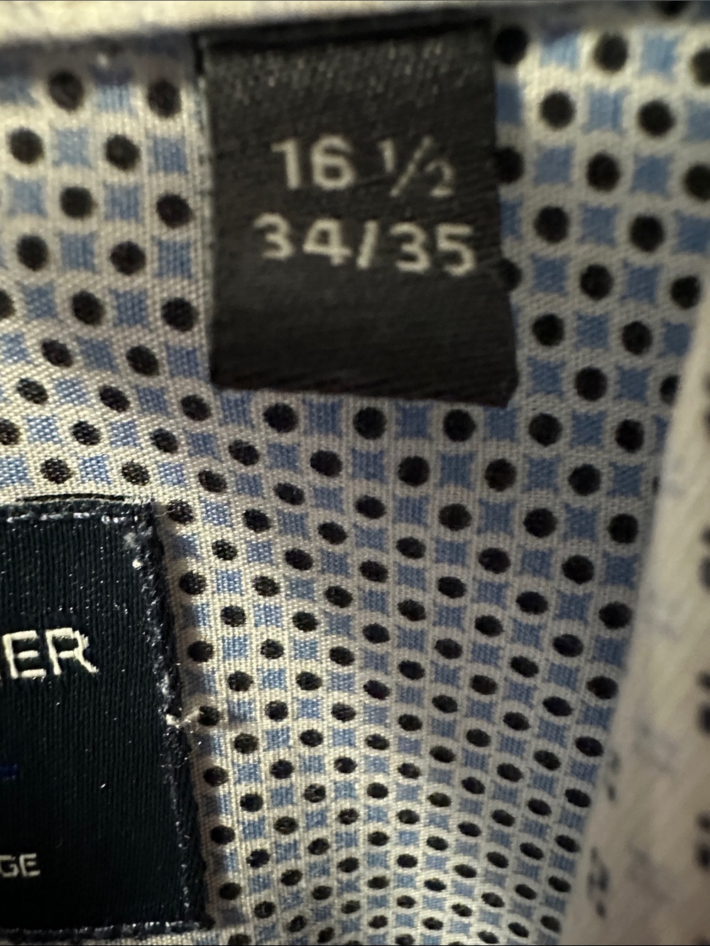LEO CHEVALIER Designer Men's Light Blue Patterned Button-Down Dress Shirt SZ L - Picture 10 of 13